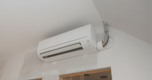 A ductless mini-split installed after a Frankfort home gets ductless mini-split services from Sweet Life Heating, Cooling and Electric.